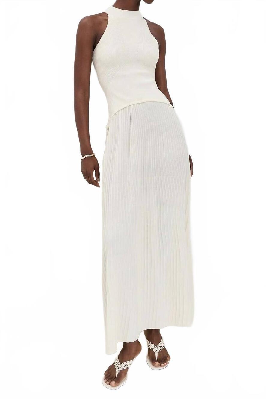 NEW SOLID & STRIPED isola maxi dress in brulee